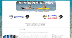 Desktop Screenshot of mamboola-kayaks.co.uk